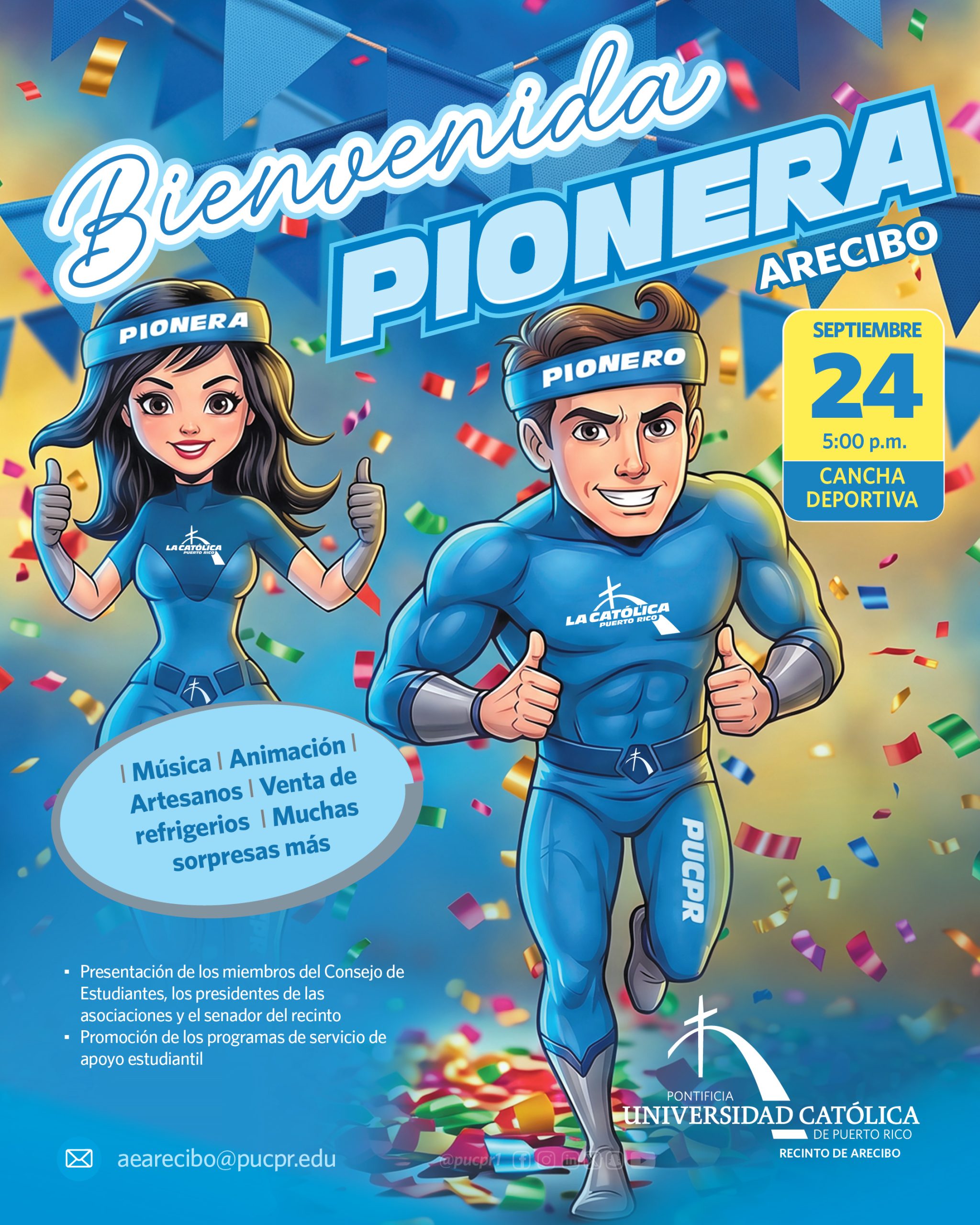 Bienvenida Pionera Arecibo 2026
